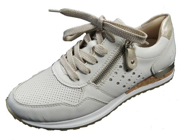 Remonte R2536-81 Damen Sneaker zum Schnüren und mit Reißverschluß
