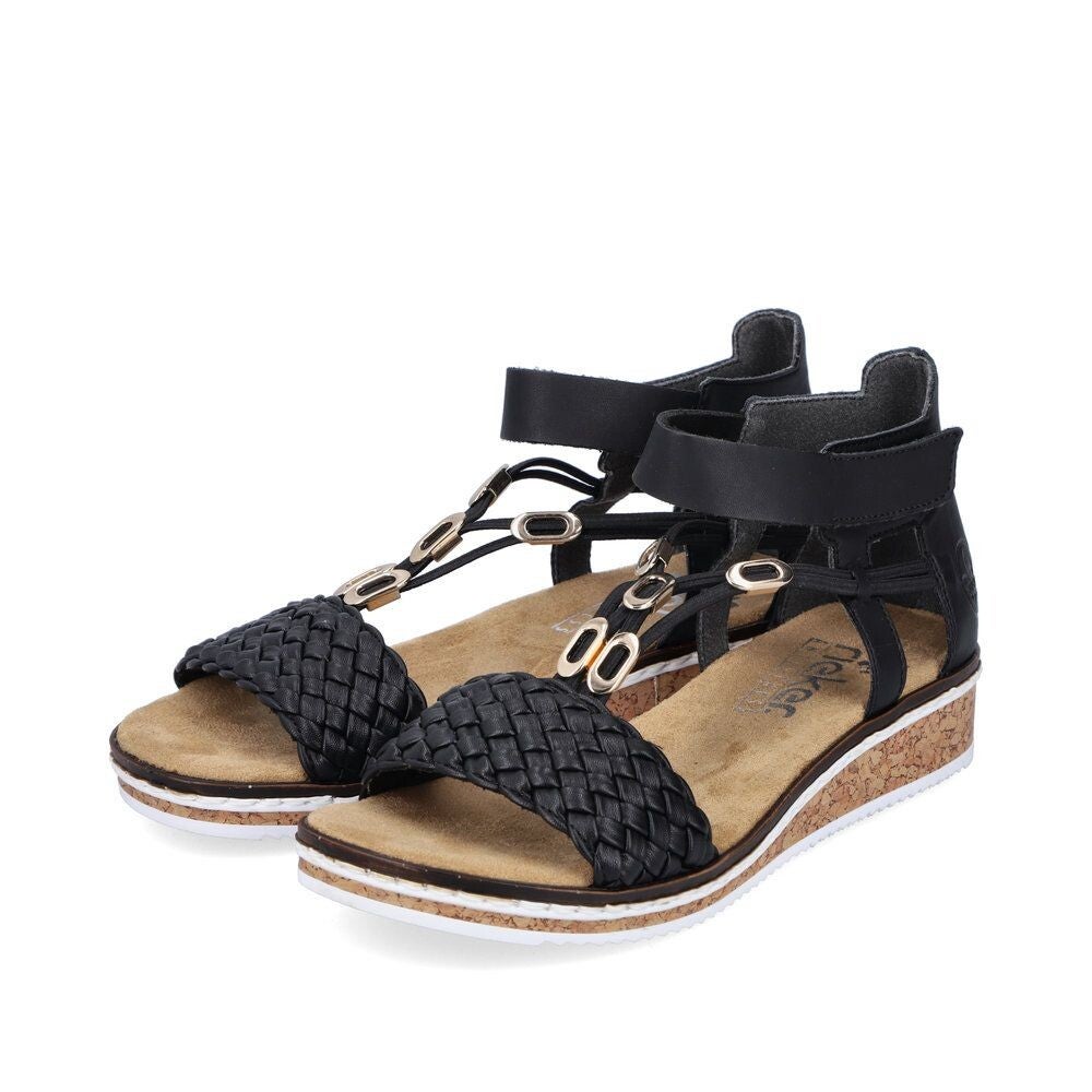 Rieker sandalen damen klettverschluss Clearance