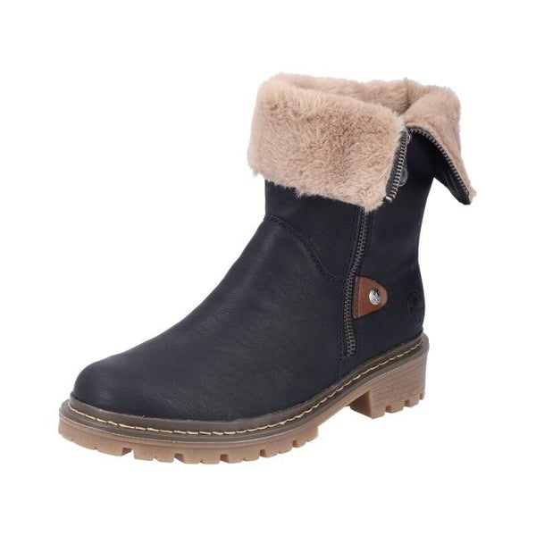 Rieker Y9582-00 Damen Stiefelette boots schwarz