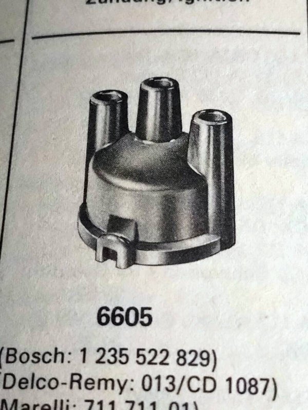 BR6605 Verteilerkappe Fiat