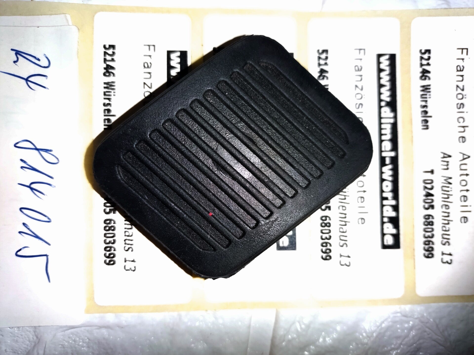 Pedalgummi für Bremse Kupplung R4 Dauphine