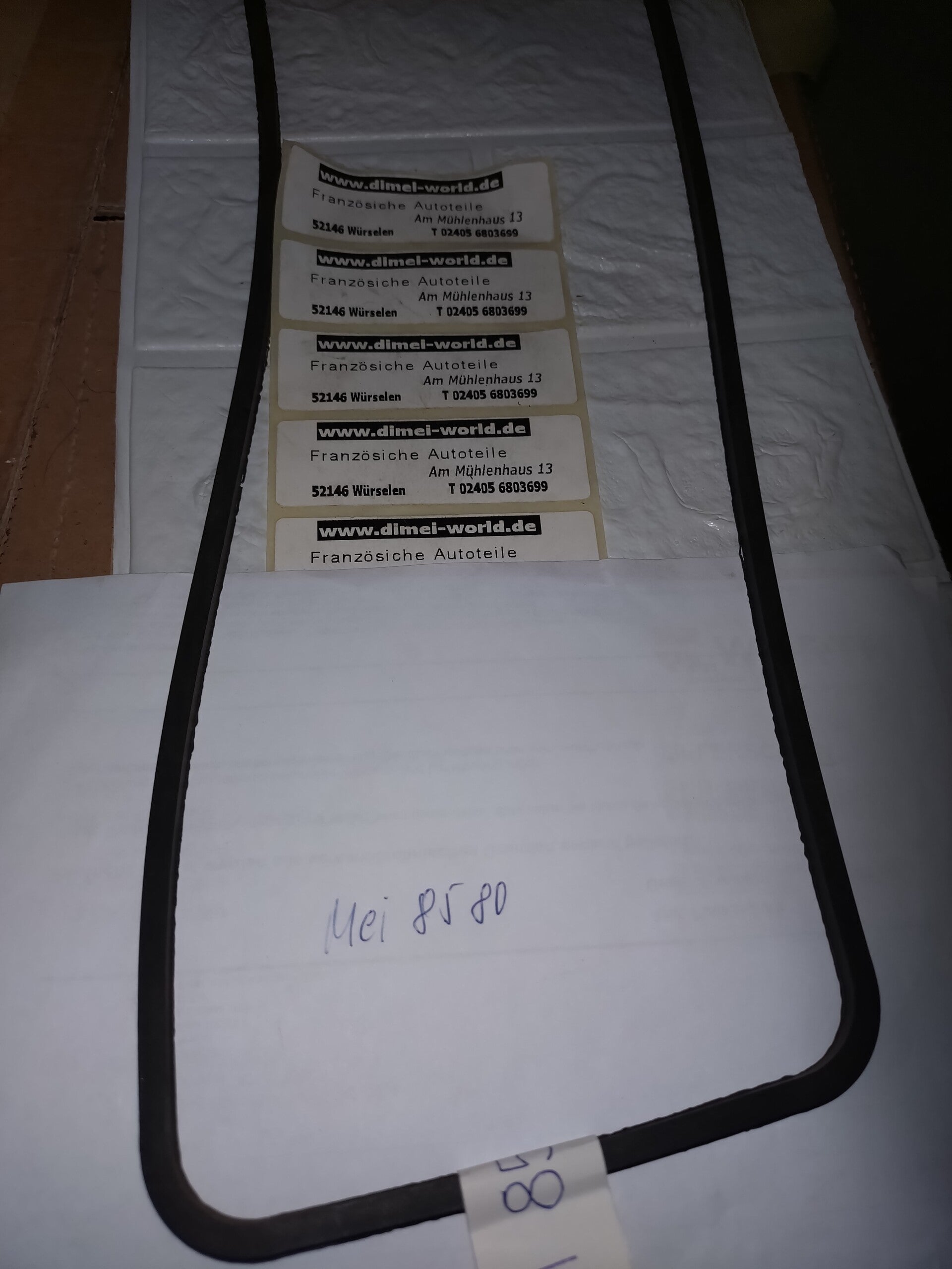 Ventildeckeldichtung Renault 16 Gummi