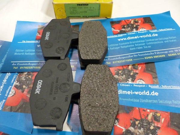 wva20480 Bremsbeläge renault