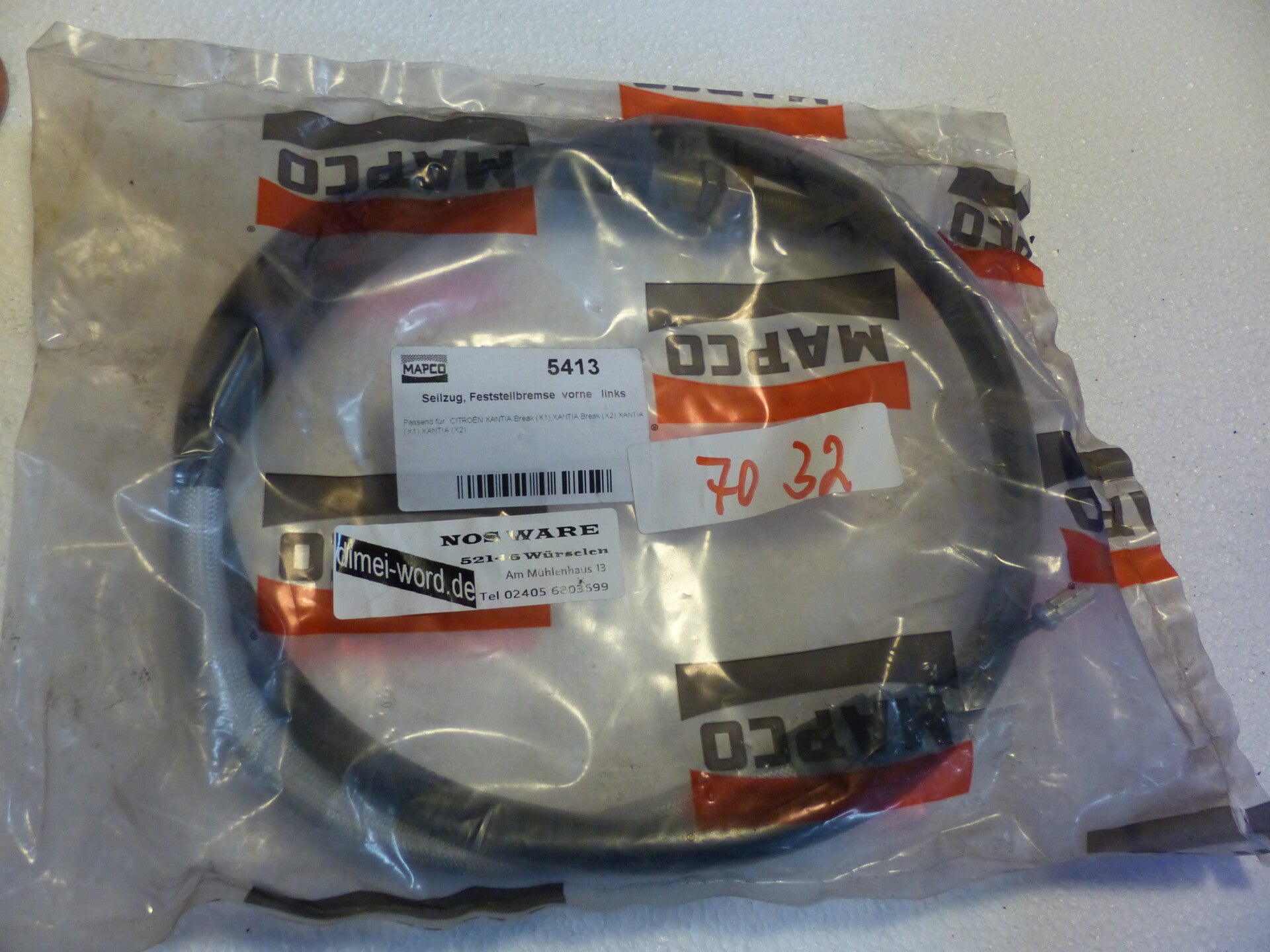 Bremsseile links und rechts Citroen Xantia