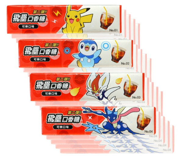 Chewing-gum Pokémon cola