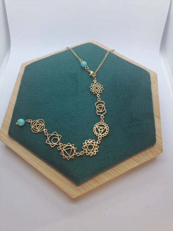 Pendel-ketting chakra's aligned