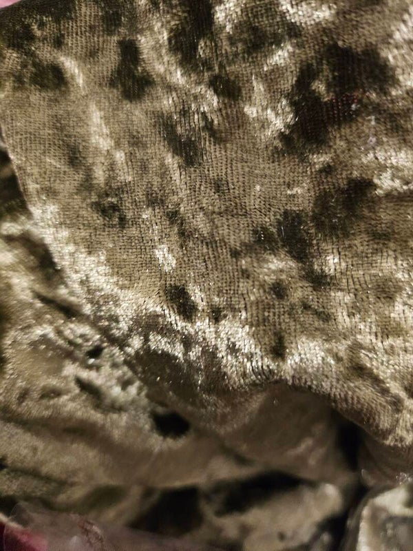 Velour vert kaki