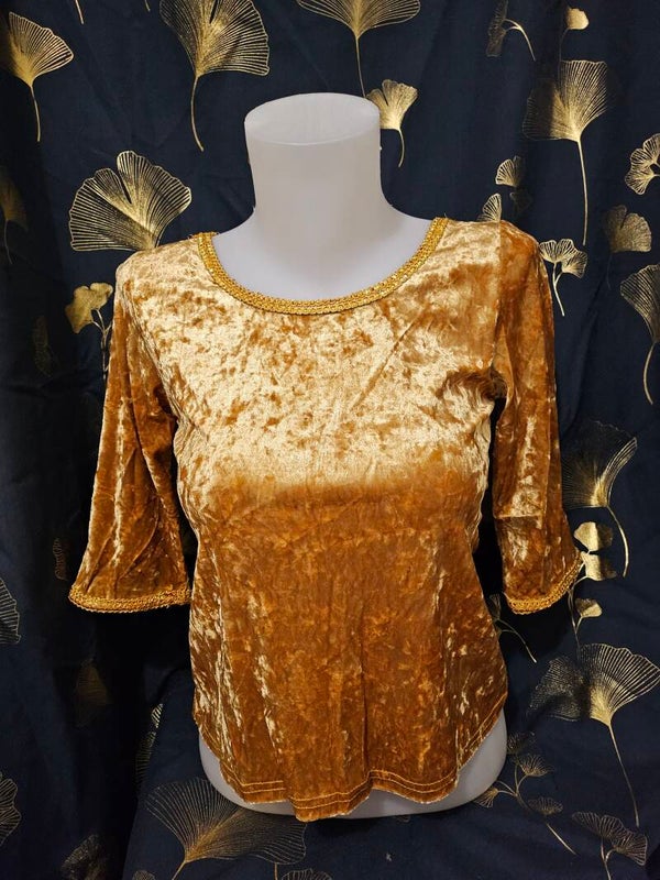 Velour doré