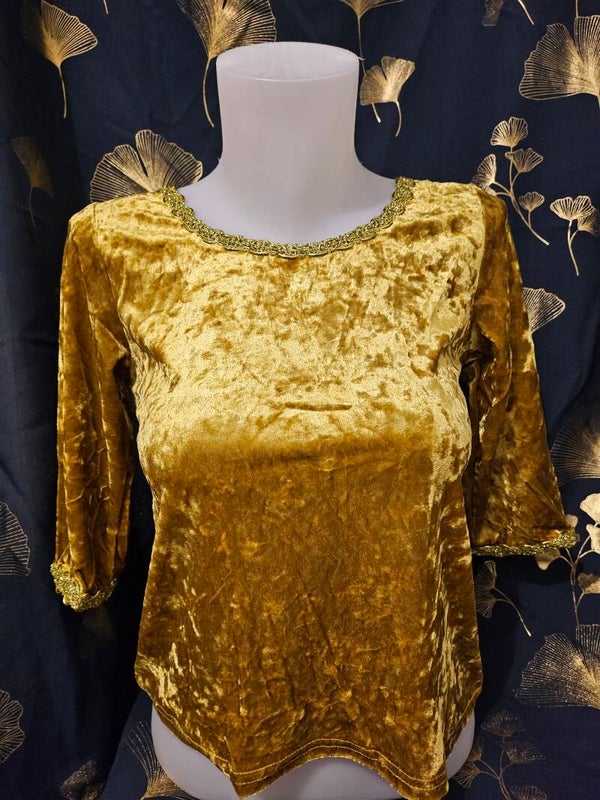 Velour doré