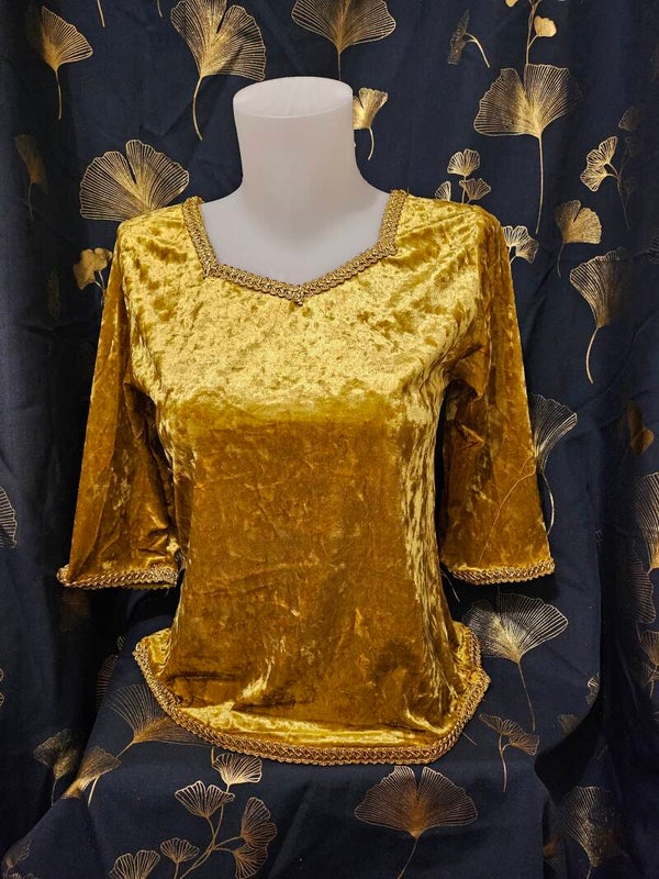 Velour doré