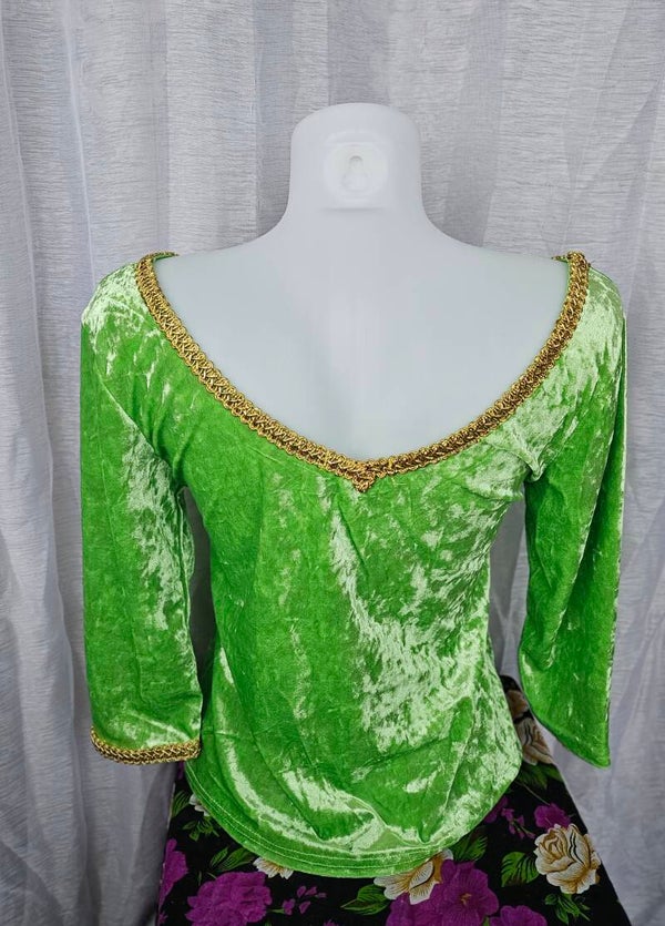 Velour vert fluo