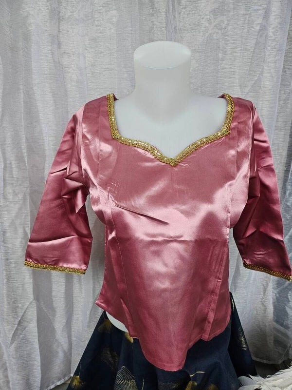 Satin rose fuchsia
