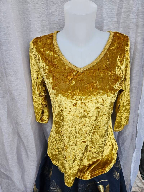 Velour doré