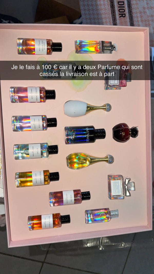 Coffret ( manque 2 parfum)