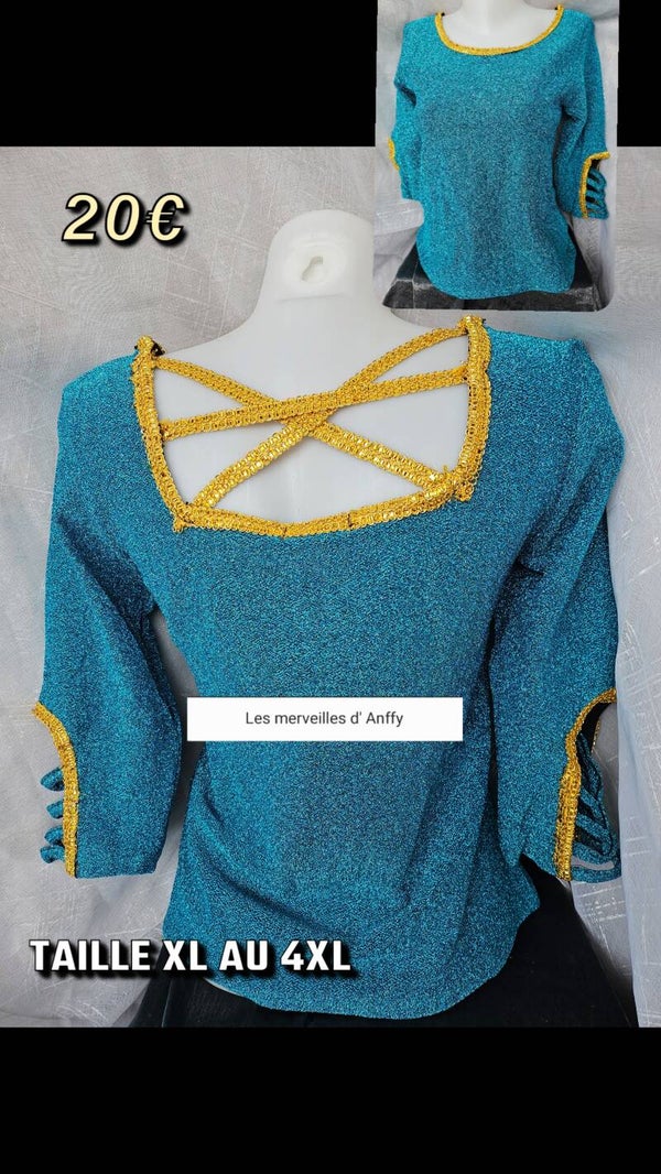 Body brillant bleu