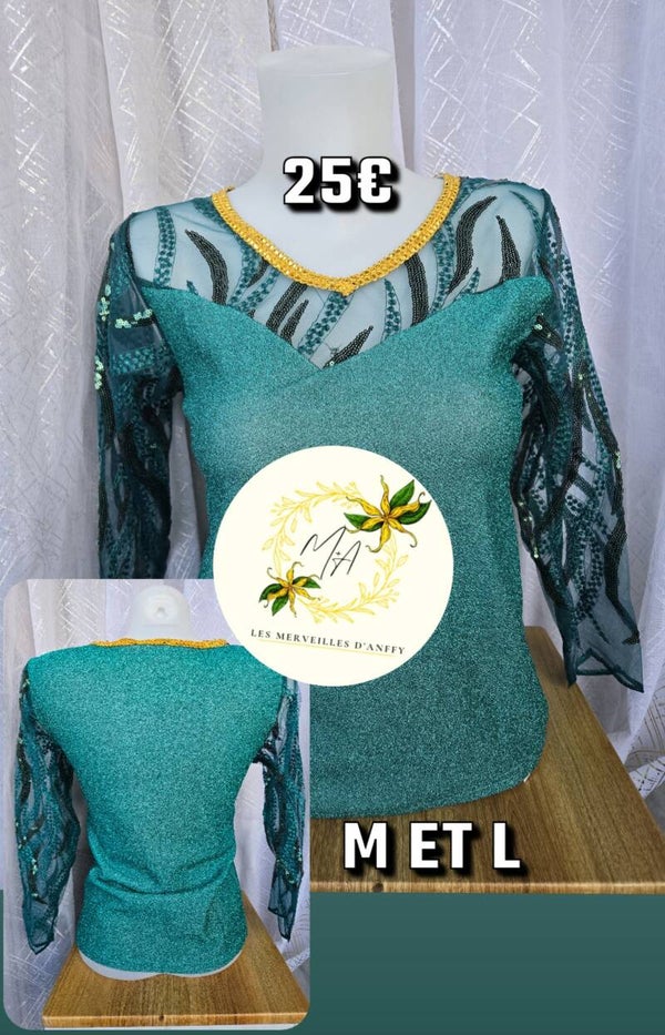 Nouveau Body brillant bleu