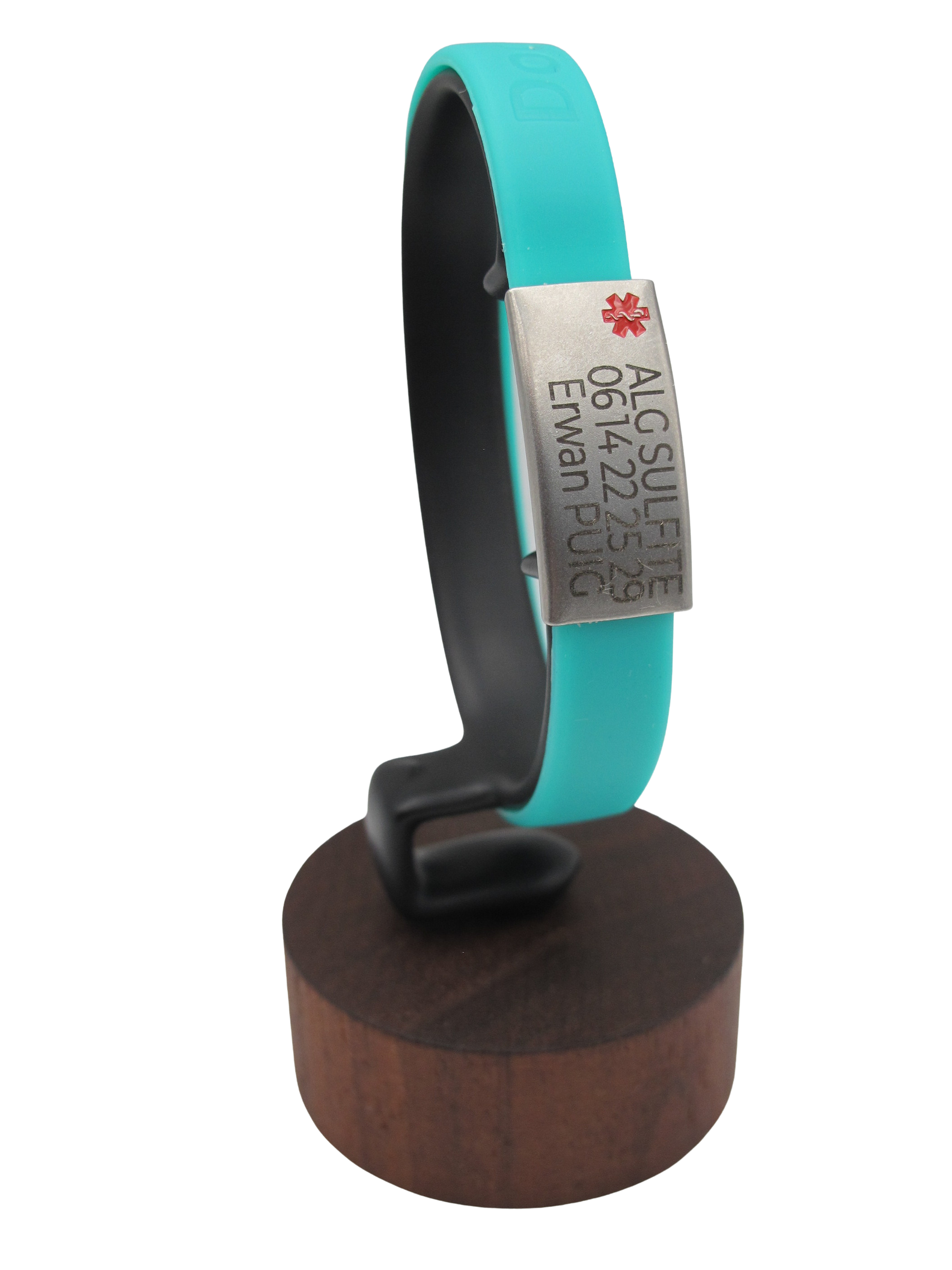 DOC Coole - Bracelet médical silicone - Gravure 3 lignes