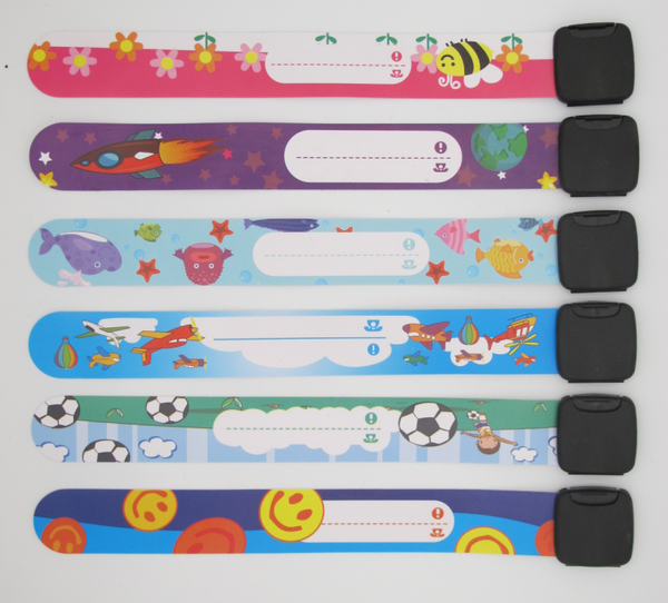 DOC Doc - Bracelet enfant de sécurité réutilisable- 12 pc
