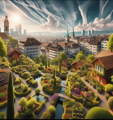 Gärten von Zürich Phantasie