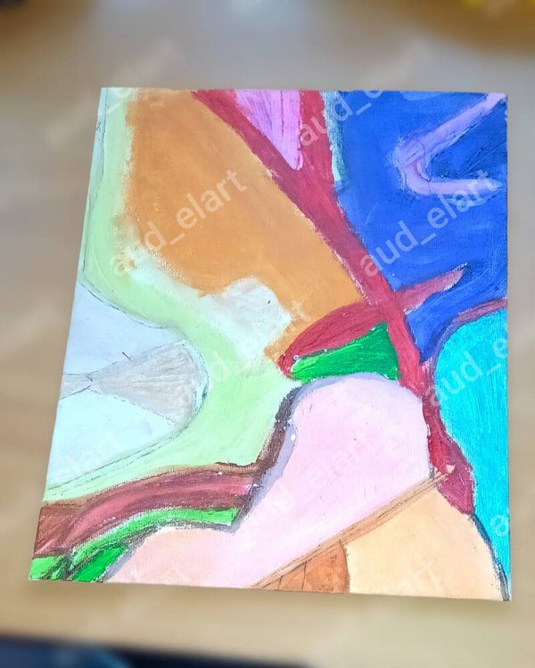 Peinture abstraite inspirée