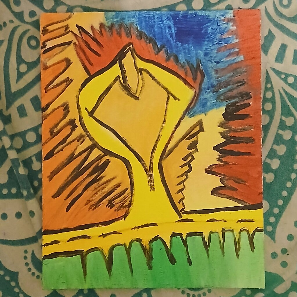 Peinture abstraite médiumnique : le passage