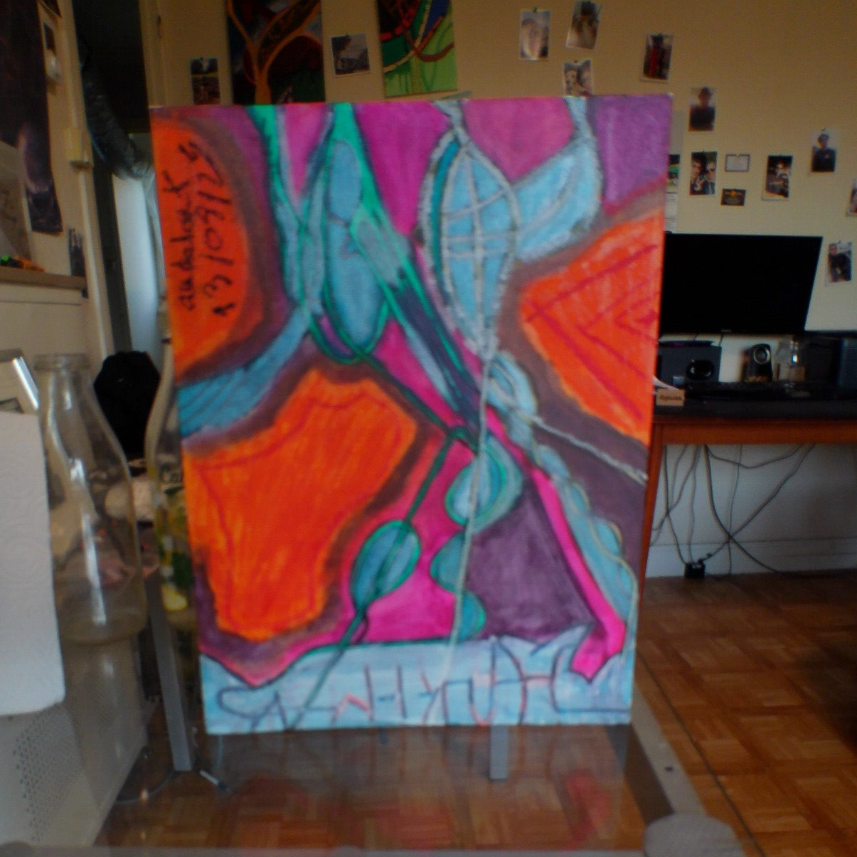 Peinture abstraite médiumnique : la perdition des esprits