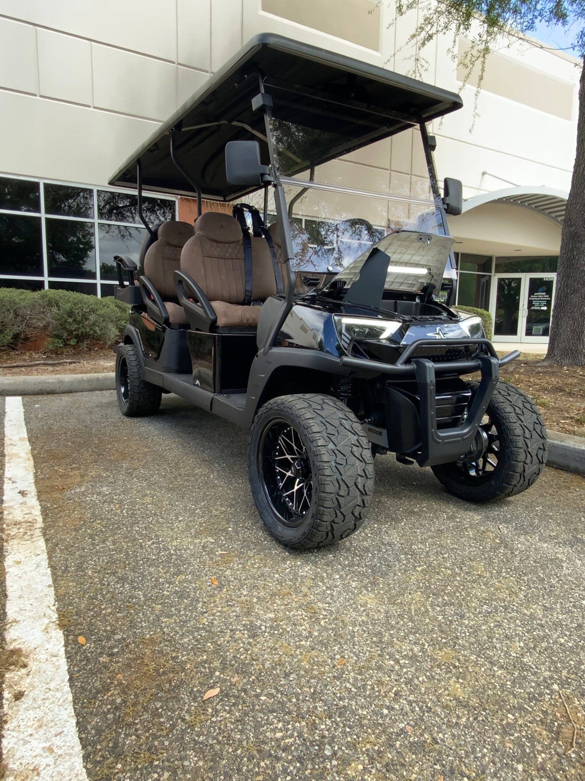 2026 Atlas 6L Golf Cart Black