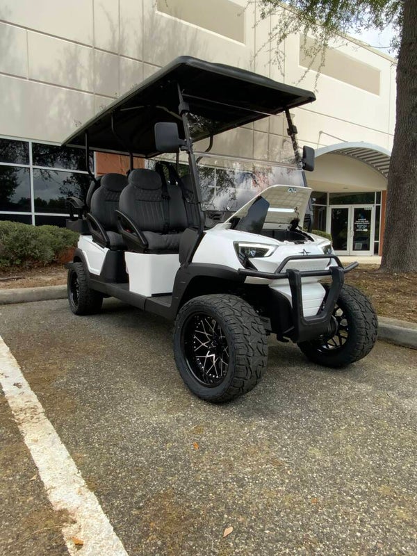 2026 Atlas 6L Golf Cart White