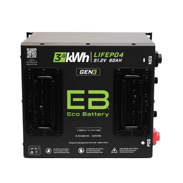 Eco 51V 60AH GEN3 Lithium Battery Cube