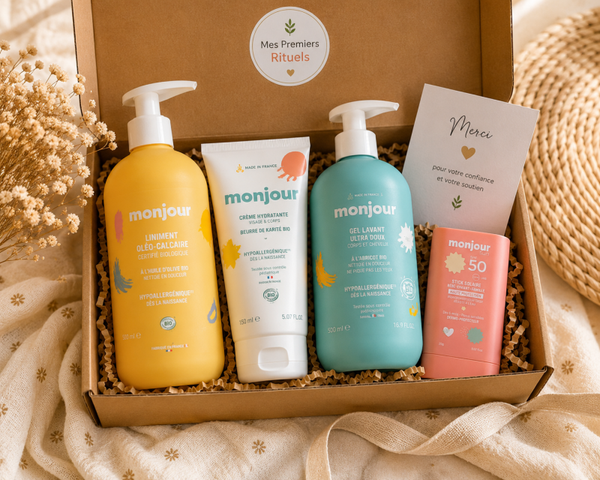 Coffret Premium – Routine Complète Bébé Monjour