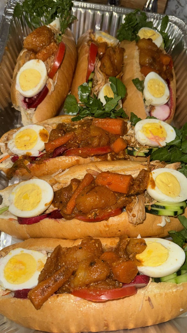Pan con pollo