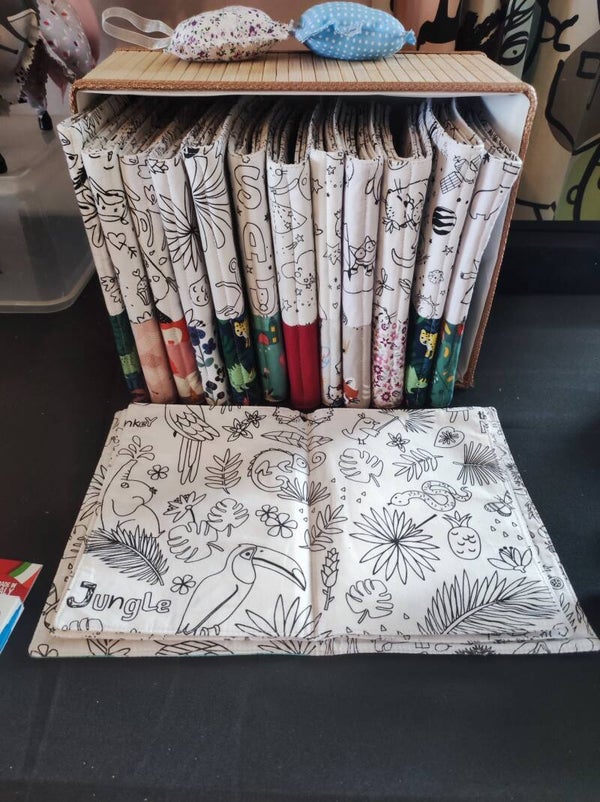 Livre de coloriage lavable