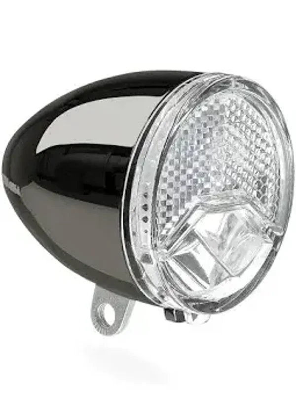 AXA 606 Steady Auto Koplamp 15 Lux – Dynamo – Donker Chroom