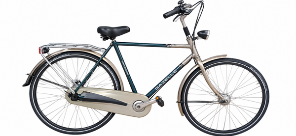 Gazelle Esprit Herenfiets – 57 cm – 3 Versnellingen – Grijs/Groen