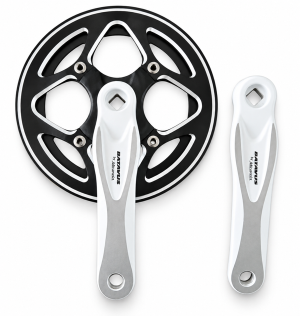 Batavus by Miranda crankstel 46T – Wit/Zilver