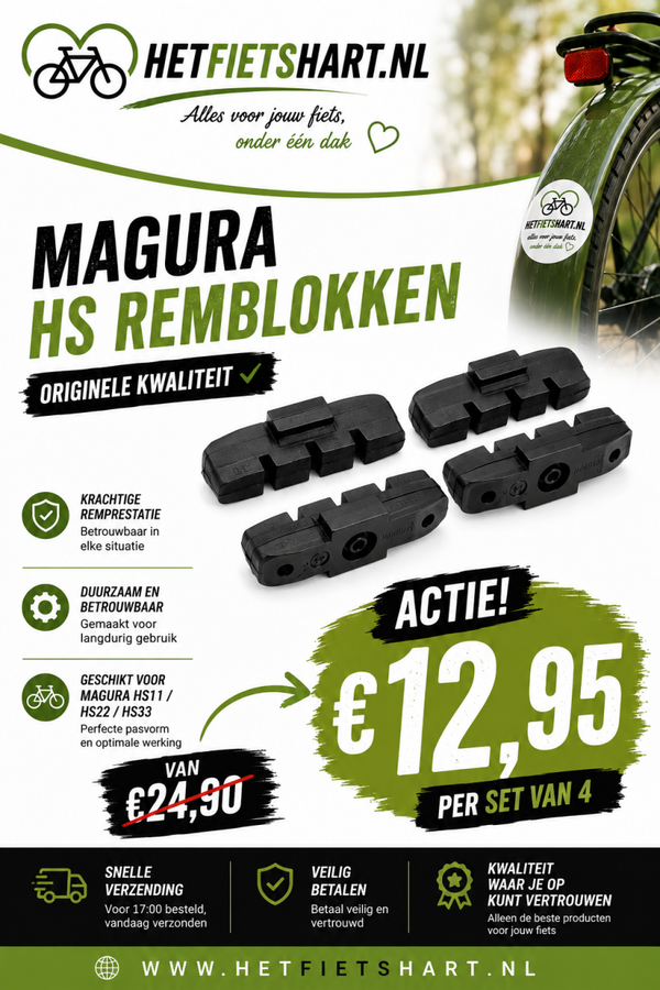 Magura HS remblokken – zwarte uitvoering