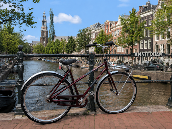 Union Flow bike Deluxe  7 Aluminium Mixed Frame bordo metallic Tweedehands