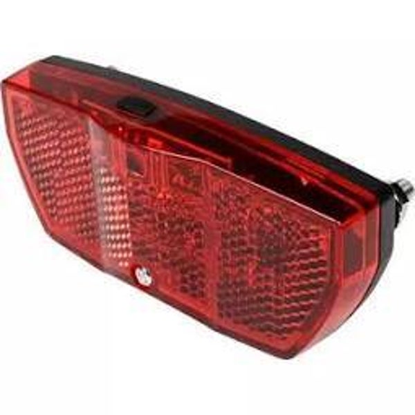 LED Achterlicht met Reflector – 50/80 mm – Batterij