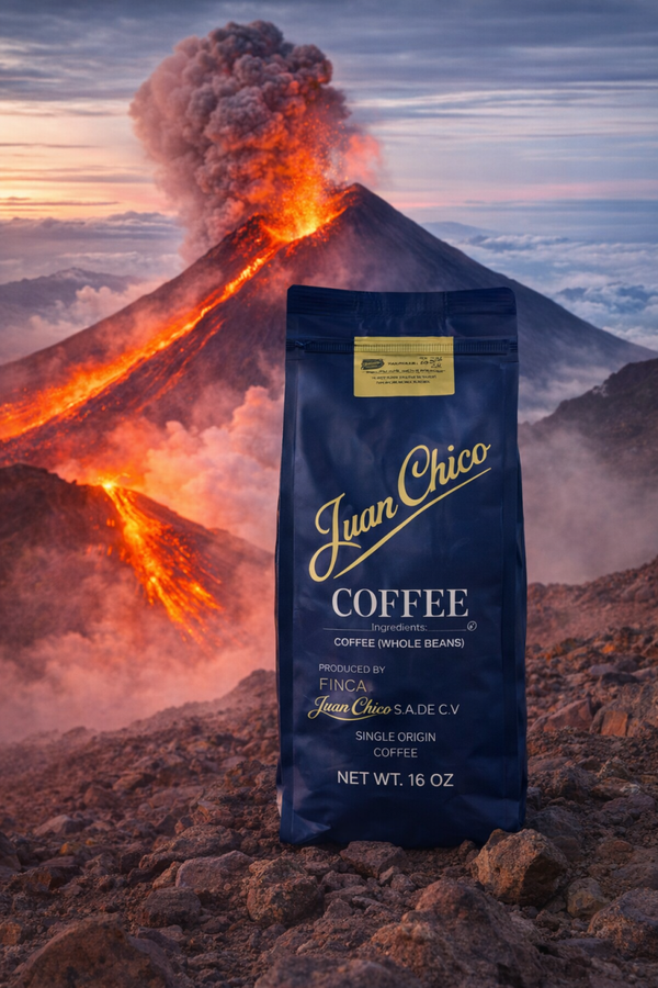 Arabica medium roasted, Juan Chico Coffee Ground, from Santa Ana  El Salvador Harvest 2026