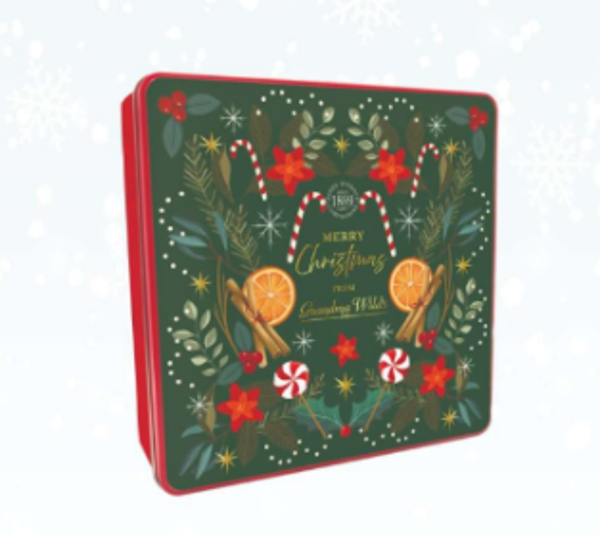 Candy cane blik koekjes