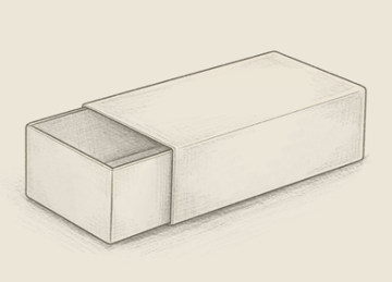 Rechthoekig schuifdoosje