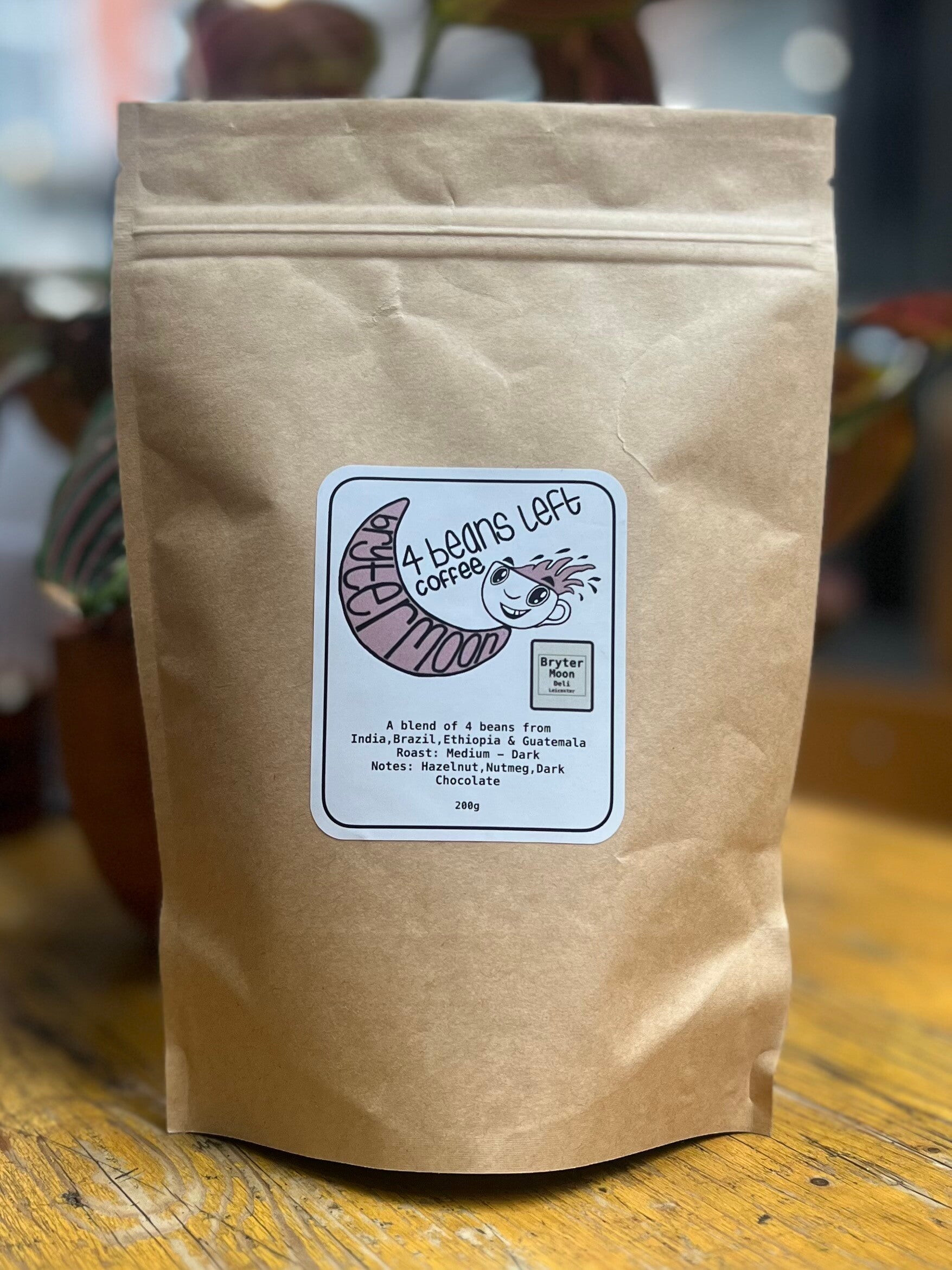 Bryter Moon Coffee ‘4 Beans Left’