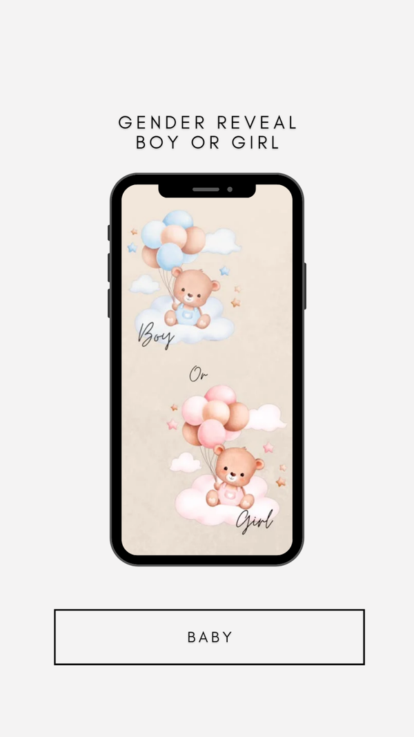 Digitale Gender Reveal Video – Boy or Girl Aankondiging