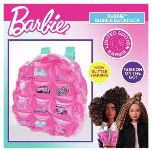 🎀 Barbie Bubble Backpack – Roze Rugzak