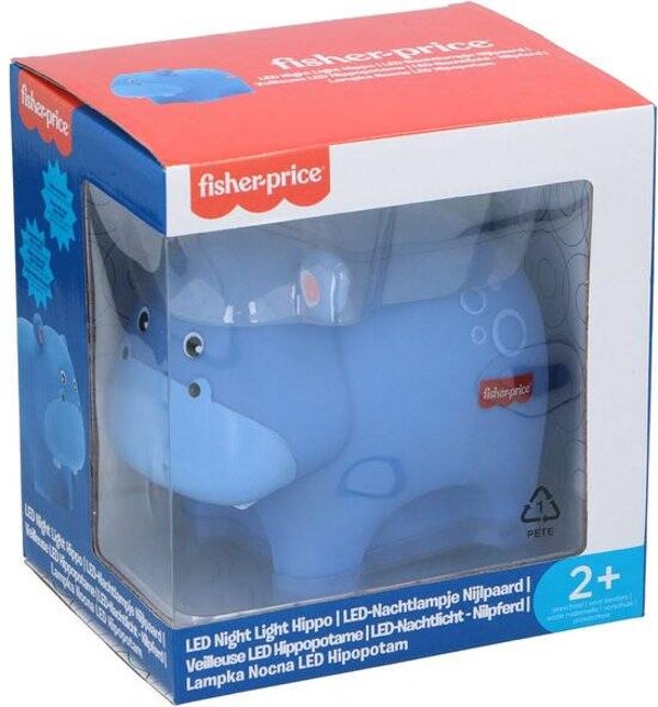 🦛💙 Fisher-Price LED Nachtlampje Nijlpaard