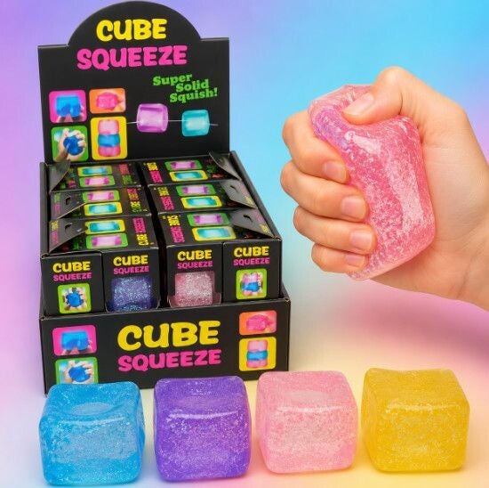 🧊✨ Cube Squeeze – Super Soft Squishy
