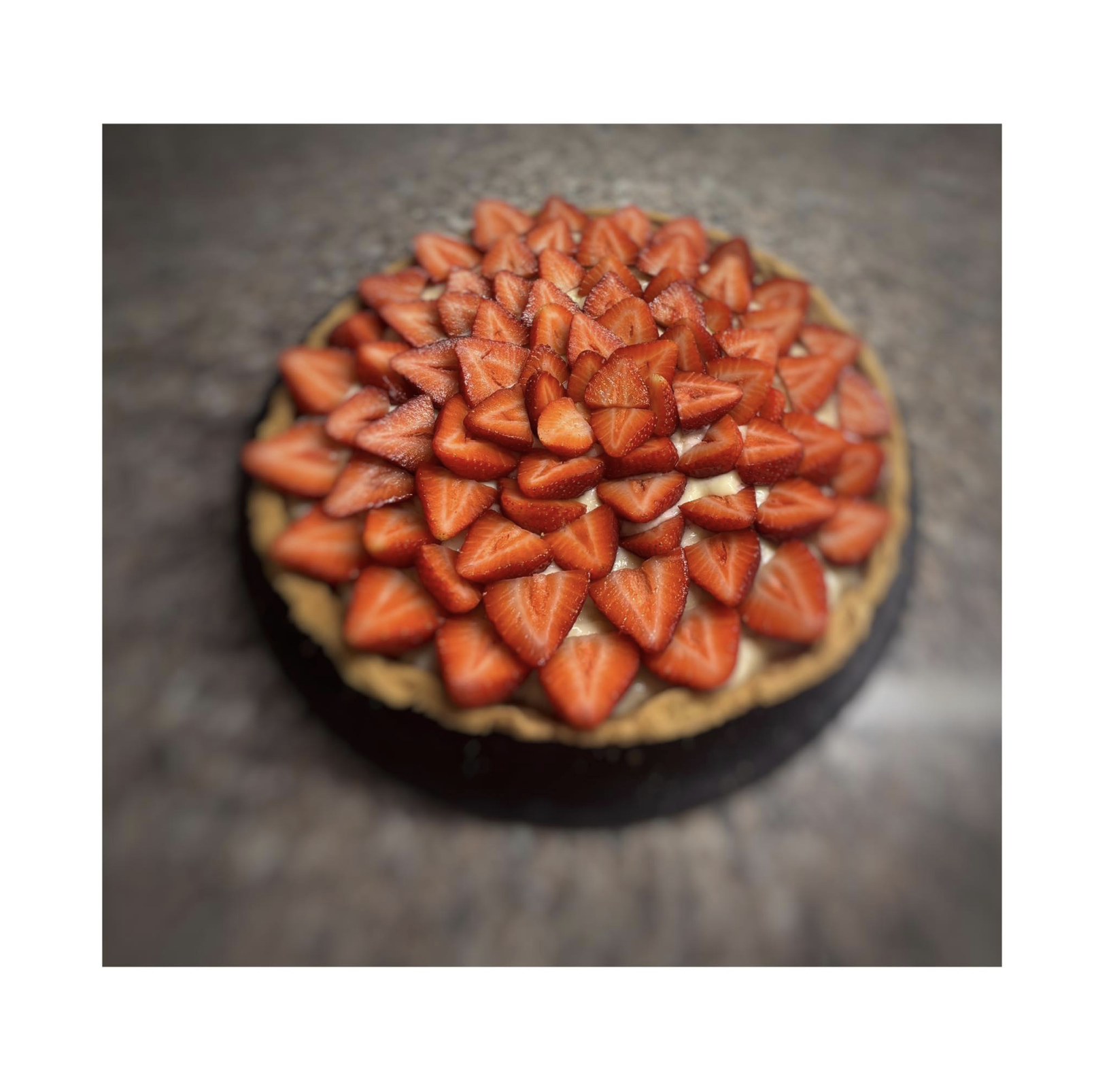 Notre tarte aux fraises 🍓