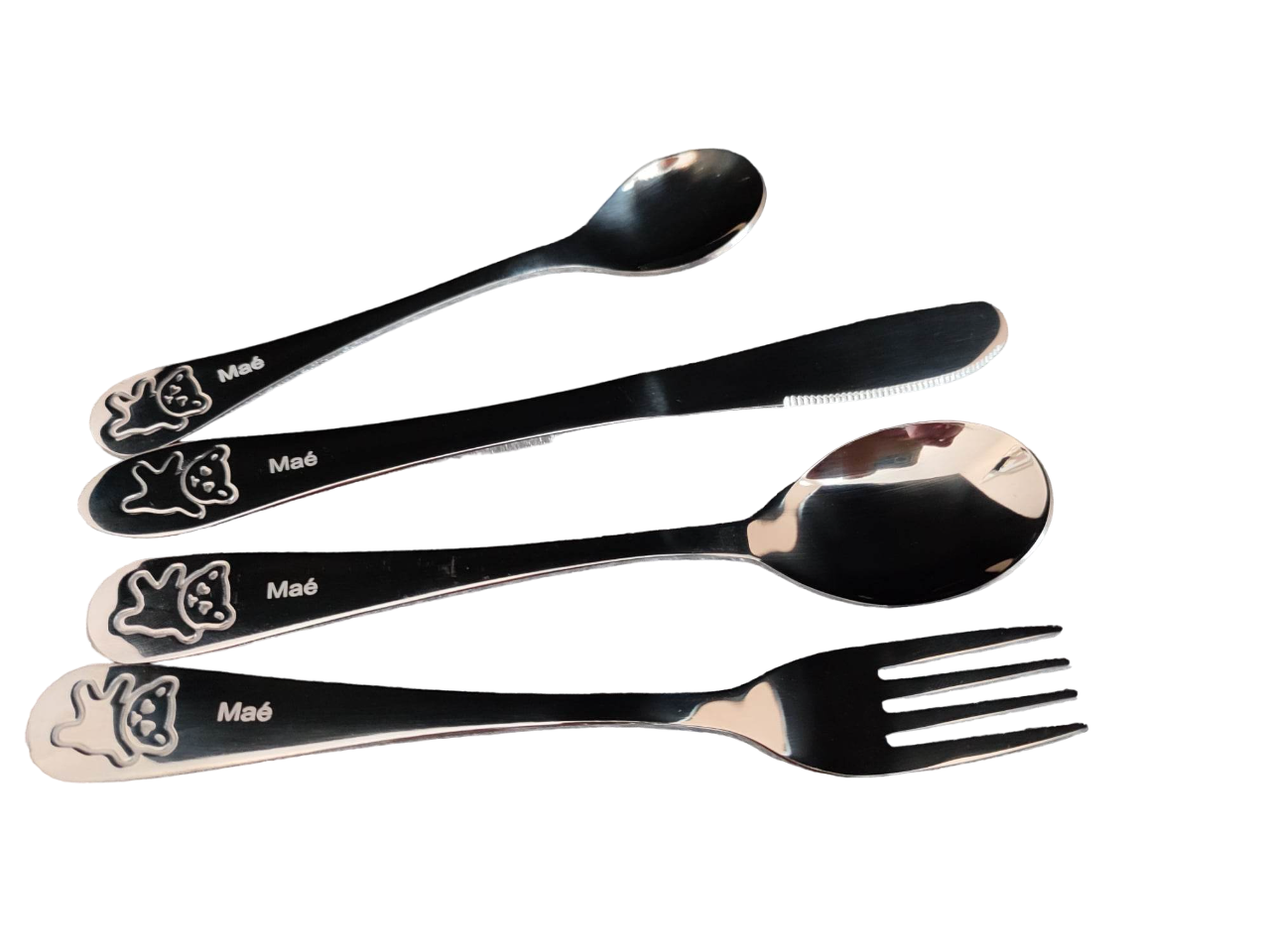 Couvert gravé avec le prénom de votre choix