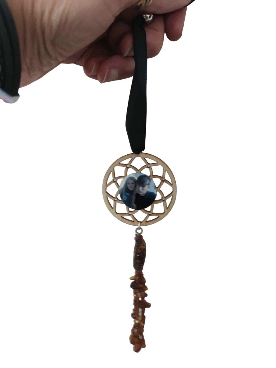 Pendentif suspendu personnalisé.