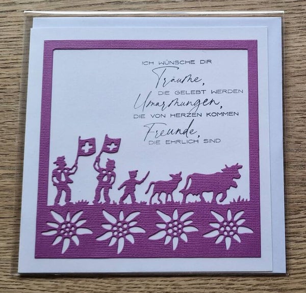 Karte Fahnenschwinger